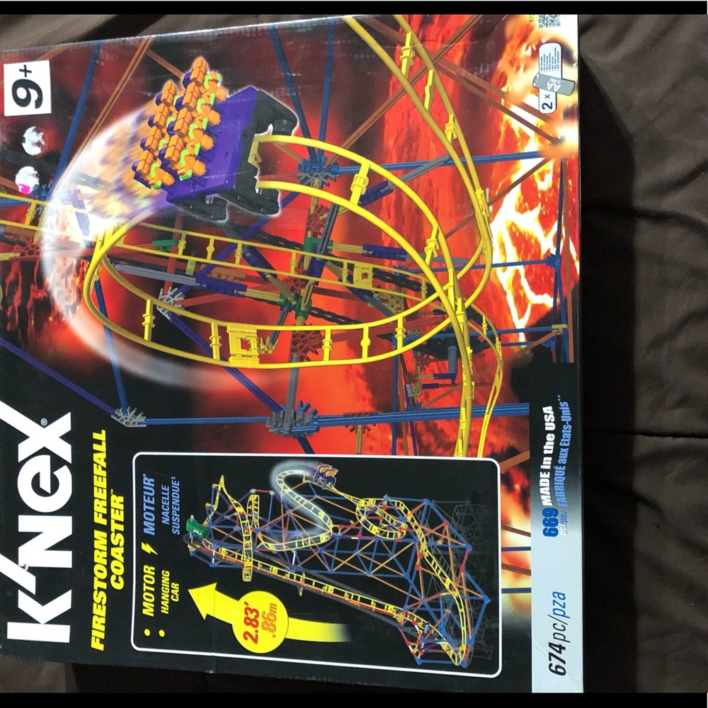 Knex Firestorm Freefall Coaster